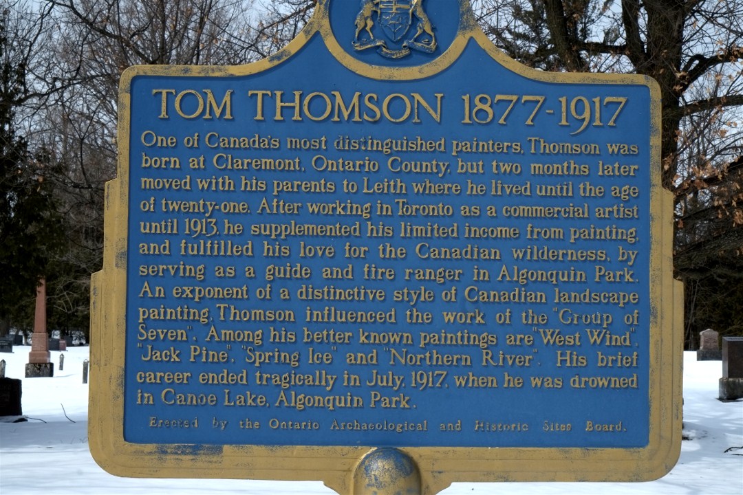 Tom Thomson Gravesite